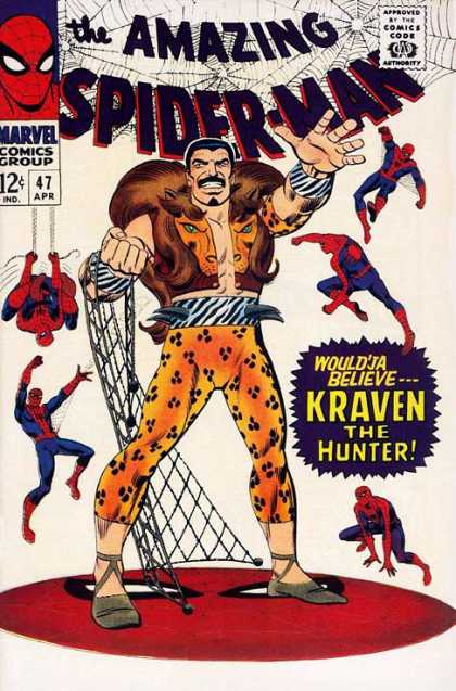 Amazing Spider-Man 47 - Kraven - Hunter - Hunted - Target - Spidey
