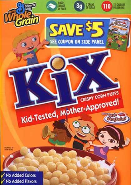 Cereal Boxes - Kix Crispy Corn Puffs