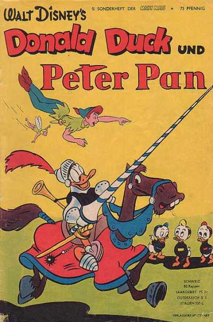 Micky Maus Sonderheft 10 - Peter Pan - Tinkerbell - Donald Duck - Knight On Horseback - Lance