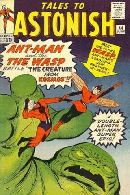 Tales to Astonish 44 - Ant-man - The Wasp - The Creature From Kosmos - Double-length - Marvel - Jack Kirby