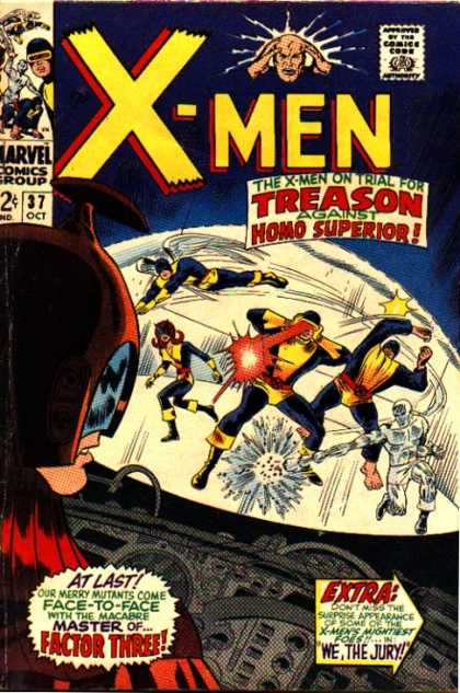 Uncanny X-Men 37 - Homo Superior - Cyclops - Angel - Beast - Iceman
