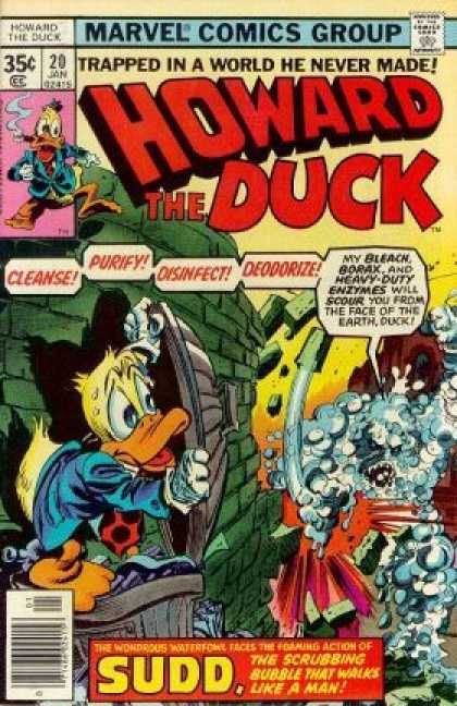 Howard the Duck 20 - Duck - Trapped In A World He Never Made - 20 Jan - Garbage Can - Wall