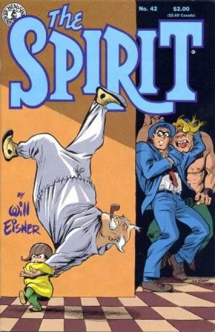Spirit 42 - Will Eisner - Pipe - No 42 - Checkered Floor - Blonde Barbarian - Will Eisner