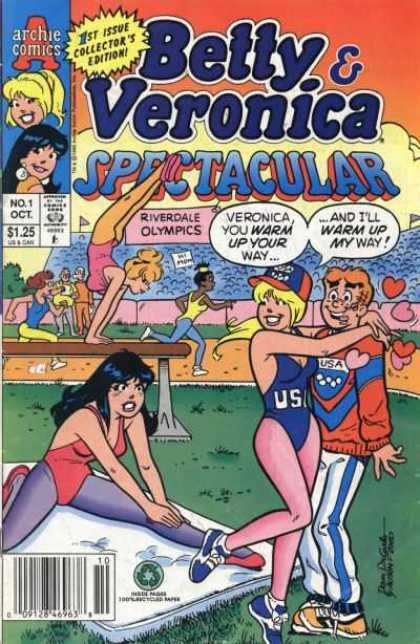 Betty and Veronica Spectacular 1 - 1st Issue Collectors Edition - Archie - Sports - Riverdale Olympics - Swimsuit