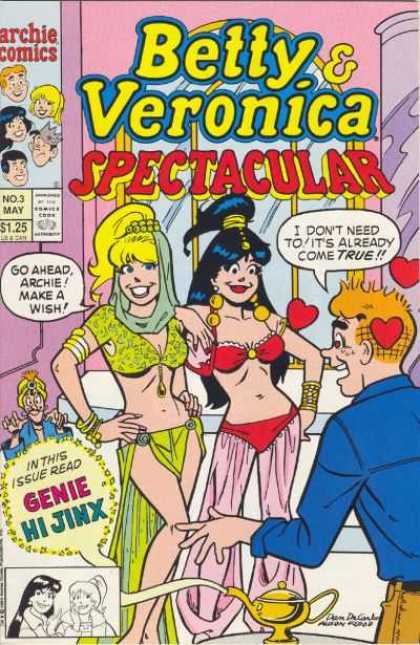 Betty and Veronica Spectacular 3 - Archie - Humor - Teenagers - Genie - Harem