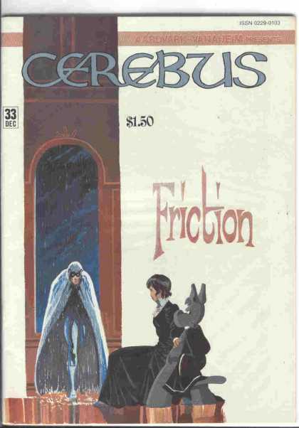 Cerebus 33 - Friction - Doorway - Lady Sitting - Dog - Capped Man - Dave Sim