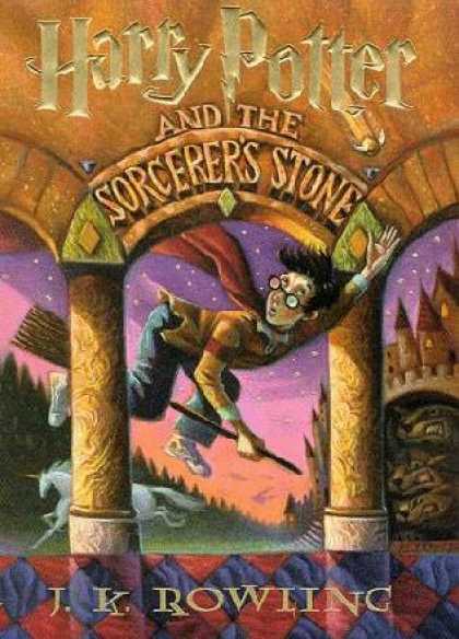 harry potter books cover. Harry Potter Books 1-7