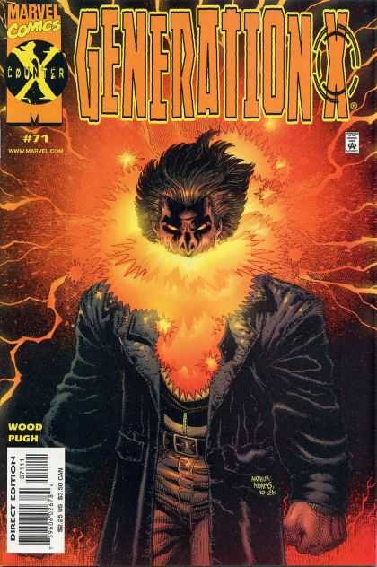Generation X 71 - Marvel Comics - Wood Pugh - Leather Jacket - 71 - Direct Edition - Arthur Adams