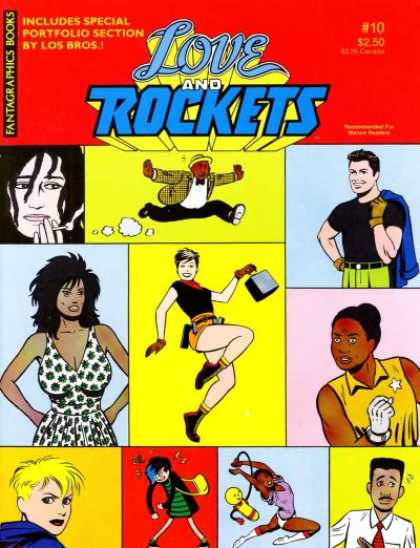 Love & Rockets 10 - Includes Special Portfolio Section - Man - Woman - Case - Cigarett