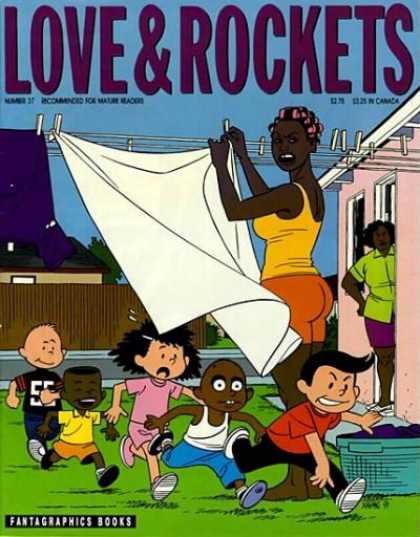 Love & Rockets 37 - Woman - Cloth - Rope - Child - Fantagraphics Books