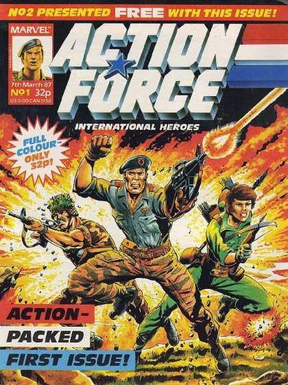 Action Force 1 - Marvel - March - Military - Weapons - Guns