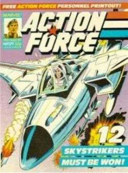 Action Force 29 - Spaceship - Bomb - Fire - Explosion - Wings