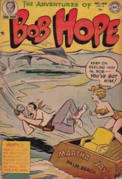 Adventures of Bob Hope 18 - Dc - Speech Bubble - Fish - Water - Blonde