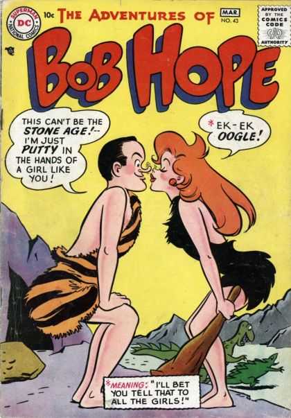 Adventures of Bob Hope 43 - March - Dc - 10 Cents - Speech Bubble - Redhead