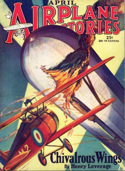 Airplane Stories - 4/1929