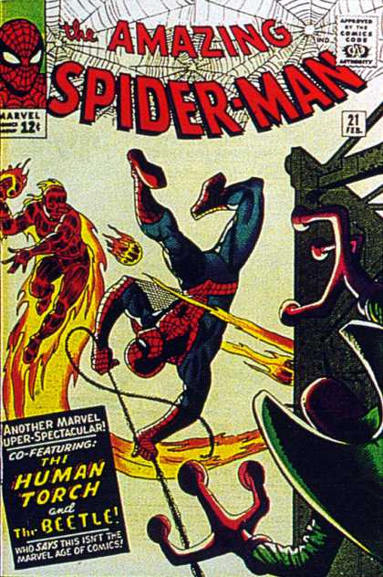 Amazing Spider-Man 21 - Human Torch - Beetle - Spiderman