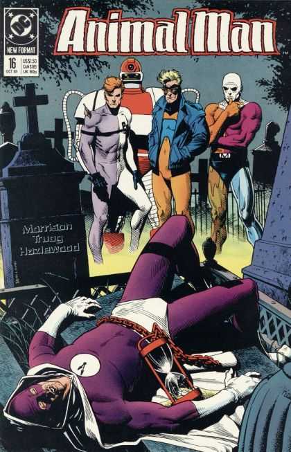 Animal Man 16 - A Finishing Touch - Times Running Out - Justice Looks On - Time To Finish Him - Time For Crime To Go - Brian Bolland