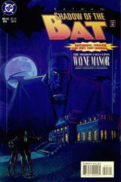 Batman: Shadow of the Bat 45 - Bruce Wayne - Wayne Manor - Dark Knight - Full Moon - Mask - Brian Stelfreeze