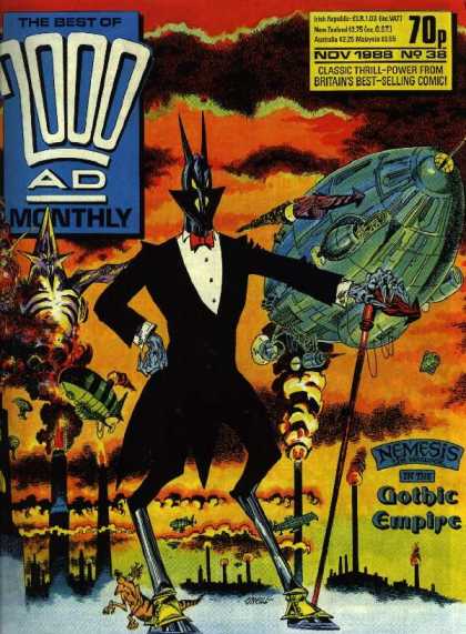 Best of 2000 AD 38 - Space Fight - Destruction Of An Empire - Antman - War Of The Insectoids - Sky On Fire