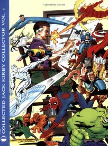 Bestselling Comics (2006) - Collected Jack Kirby Collector, Volume One by John Morrow - Thor - Spiderman - Incredible Hulk - Artist - Fire