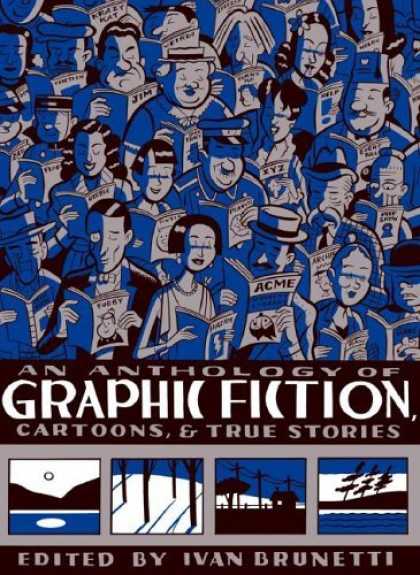 Bestselling Comics (2006) - An Anthology of Graphic Fiction, Cartoons, and True Stories by - Blue - Hats - Reading - Acme - Trees
