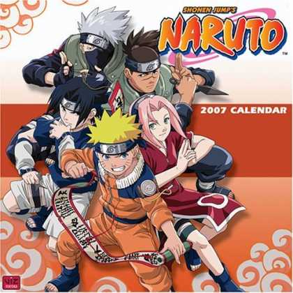 Bestselling Comics (2006) - Naruto: 2007 Wall Calendar by VIZ