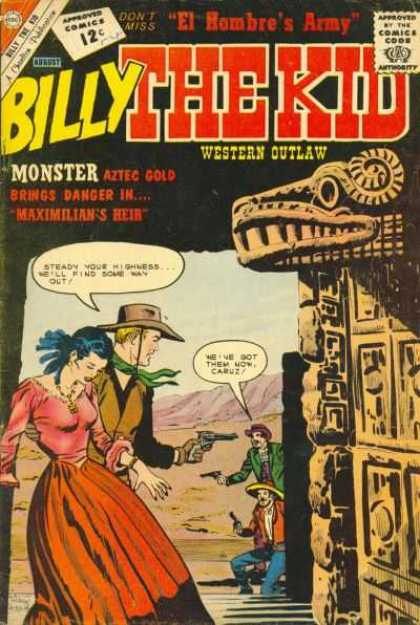 Billy the Kid 35 - El Hombre Army - Western Outlaw - Cowboys - Guns - Comics Code