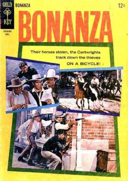 Bonanza 13 - Gold Key Comics - Cowboys - Gun Battles - Horses - Thieves