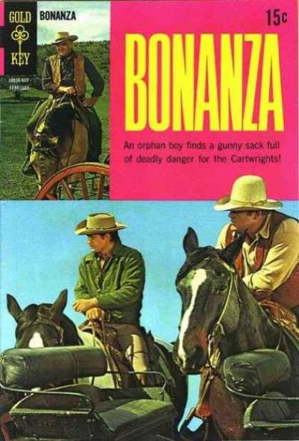 Bonanza 31 - Gold Key - Cowboys - Western - Cartwrights - Horses