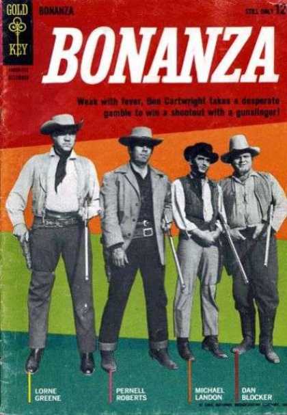 Bonanza 5 - Cowboys - Rifles - Gun Holsters - Ben Cartwright - Hoss