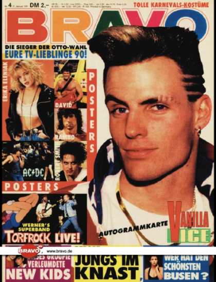 Bravo - 04/91, 17.01.1991 - Vanilla Ice - New Kids on the Block - Torfrock