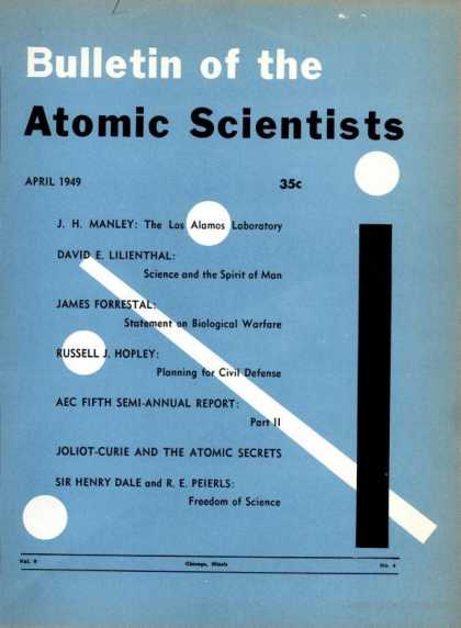 Bulletin of the Atomic Scientists - April 1949
