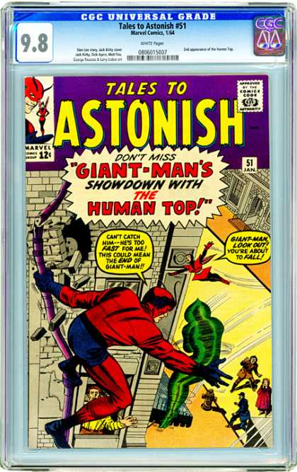CGC Graded Comics - Tales to Astonish #51 (CGC) - Tales To Astonish - Giant-mans - Green - Building - Marvel
