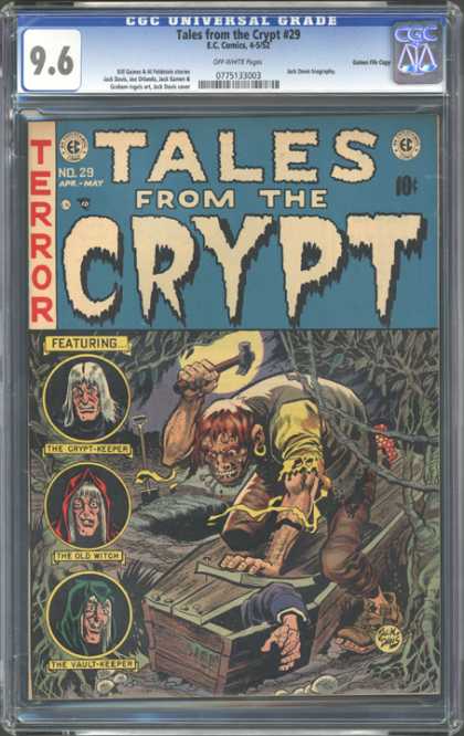 CGC Graded Comics - Tales from the Crypt #29 (CGC) - Horror - Ec Comics - Silver Age - Cgc Graded - Crypt Keeper