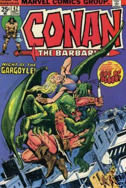 Conan the Barbarian 42 - Conan - Night Of The Gargoyle - Marvel - Age Of Blood - Fight In The Sky