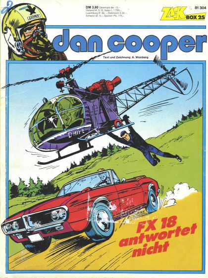 Dan Cooper 2 - Box 25 - Car - Elicopter - Trees - Fx 18