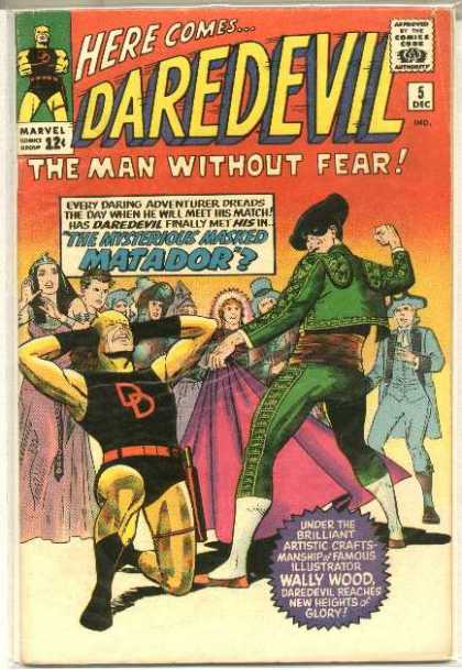 Daredevil 5 - Matador - Adventurer - Wally Wood - Man Without Fear - Masked