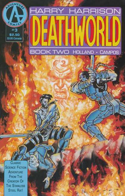 Deathworld 2 3 - Harry Harrison - Science Fiction - Adventure Comics - Fantasy - Fire