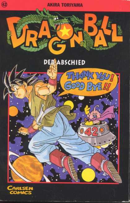 Dragonball 47 - Akira Toriyama - Der Abschied - Carlsen Comics - Outer Space - Thank You