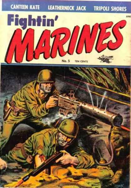 Fightin' Marines 5 - Soldiers - Helmets - Guns - Holsters - Tall Grass