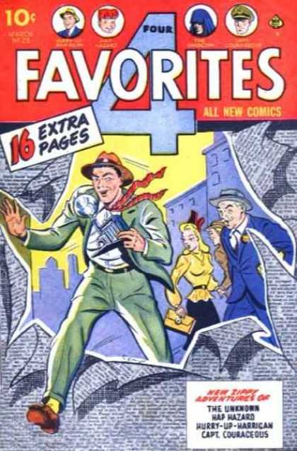 Four Favorites 28 - New Happy Adventures - 16 Extra Pages - Favorites - Camera - Cop
