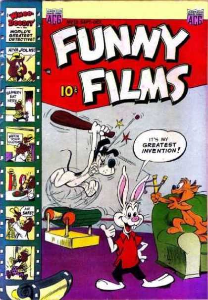 Funny Films 13 - Beanery - Greatest Invention - Sling Shot - Rabbit - Dog