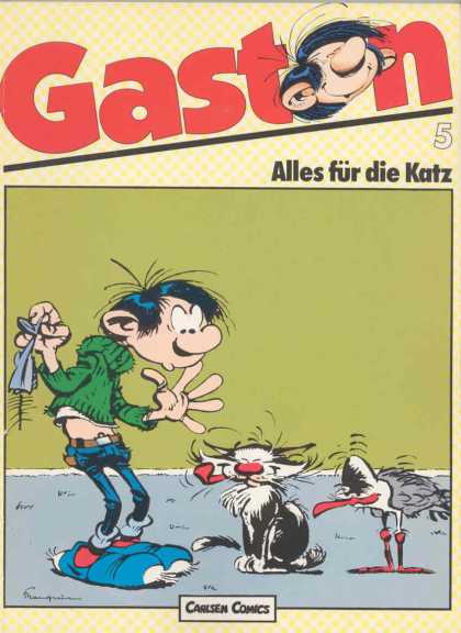 Gaston 5 - Carlsen Comics - German - Cats - Whimsical Art - Humor