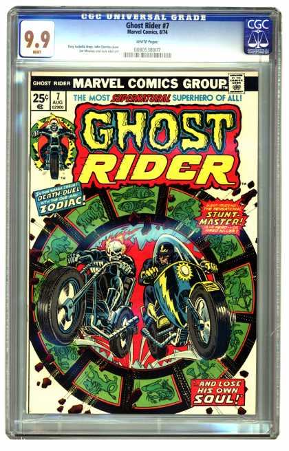 Ghost Rider 7 - Stunt-master - Zodiac - Death Duel - Soul - Motorcycles - Dick Ayers, Richard Corben