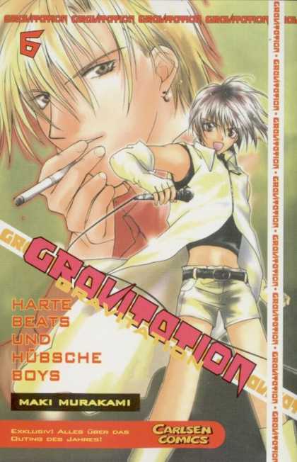 Gravitation 6 - German Comic - Blonde Smoking - Singer In The Front - Japanamation Comic - Volume 6