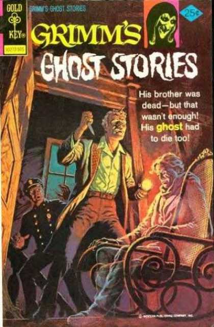 Grimm's Ghost Stories 23 - Man With Knife - Old Lady In Rocking Chair - Officer In Doorway - Wooden Door - Window