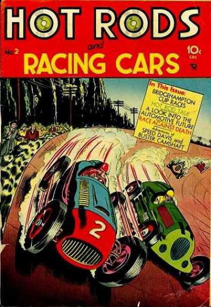 Hot Rods and Racing Cars 2 - Collectable - Art - Action - Motion - 1950s