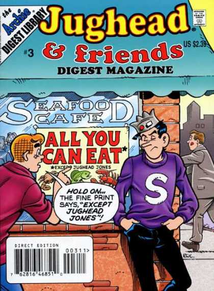 Jughead & Friends Digest 3 - Archie - Jughead - Cafe - Seafood - All You Can Eat