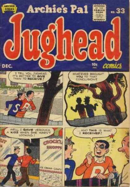 Jughead 33 - Archie - Veronica - Black Eye - Tree - Ice Cream Shop