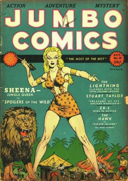 Jumbo Comics 20 - Lion - Sheena